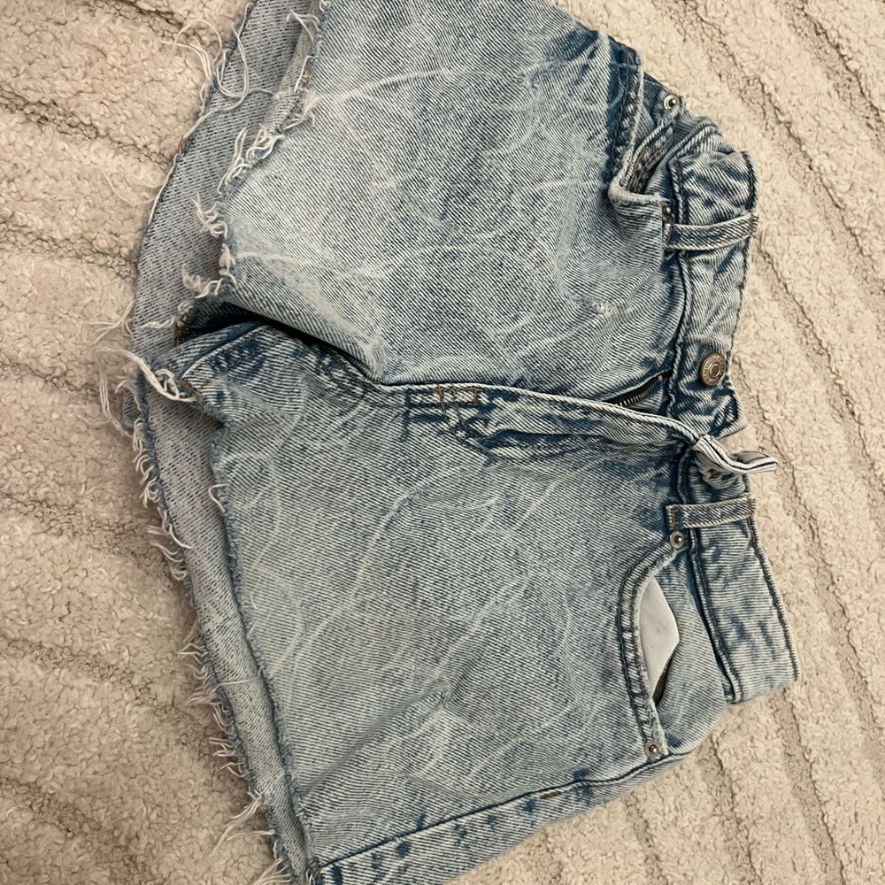 Zara Kids Denim Shorts - Light Blue